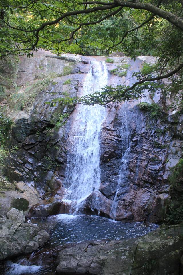 景区景点 野鹤湫风景区 天门瀑